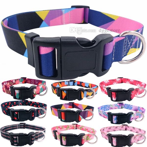 Nylon Dog Collars With Bohemia Floral Tribal Geometric Patterns Soft Ethnic Style Sublimation Printing Collar Adjustable For Small
Nylon Dog Collars With Bohemia Floral Tribal Geometric Patterns Soft Ethnic Style Sublimation Printing Collar Adjustable For Small