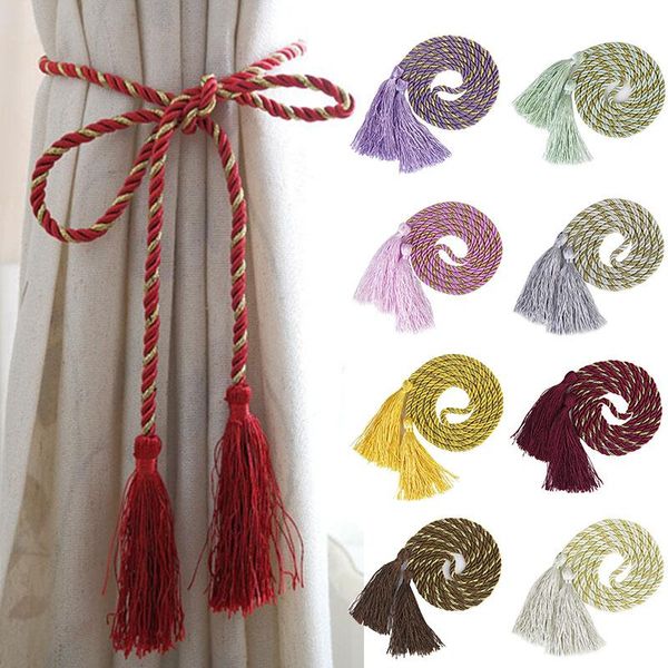 2pcs modern simple tassel hanging small binding rope curtain accessories cotton curtain window screen binding strap
2pcs modern simple tassel hanging small binding rope curtain accessories cotton curtain window screen binding strap