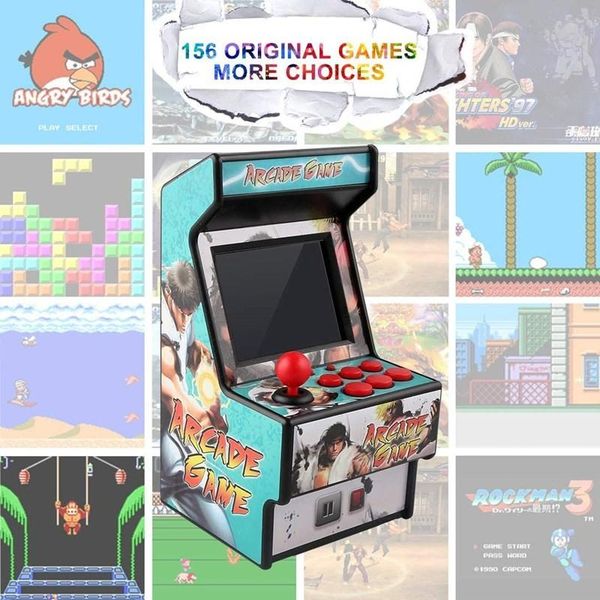 mini arcade game 156 classic handheld games portable for kids & adults 2.8" eye-protected colorful screen & rechargeable battery
mini arcade game 156 classic handheld games portable for kids & adults 2.8" eye-protected colorful screen & rechargeable battery