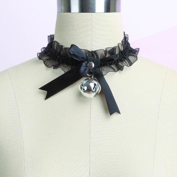 chokers lolita pendant bow knot bell choker necklace lace kawaii women gothic simple lovely jingle collar dress girls party jewelry, Golden;silver
chokers lolita pendant bow knot bell choker necklace lace kawaii women gothic simple lovely jingle collar dress girls party jewelry, Golden;silver