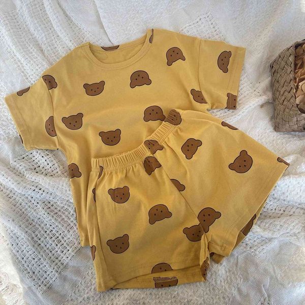 7695 kids clothing set baby home wear summer korean boy suit cartoon printing girl pajamas, White
7695 kids clothing set baby home wear summer korean boy suit cartoon printing girl pajamas, White