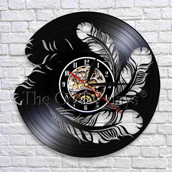 wall clocks 1piece bird feather tender light record clock modern design art decorative watches decor unique gifts
wall clocks 1piece bird feather tender light record clock modern design art decorative watches decor unique gifts