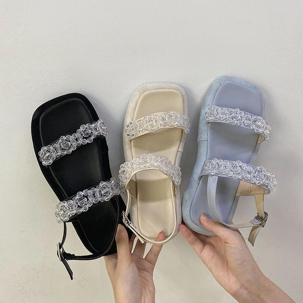 sandals one word buckle thick-soled ladies summer fashion wild square head beach, Black
sandals one word buckle thick-soled ladies summer fashion wild square head beach, Black