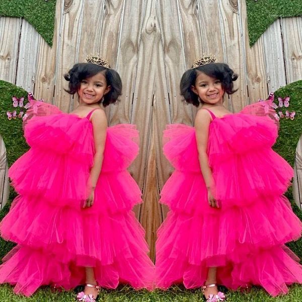 girl's dresses fuchsia tiered spaghetti straps flower girl dress kids tutu birthday party ball gowns cute first communion baby1, Red;yellow
girl's dresses fuchsia tiered spaghetti straps flower girl dress kids tutu birthday party ball gowns cute first communion baby1, Red;yellow