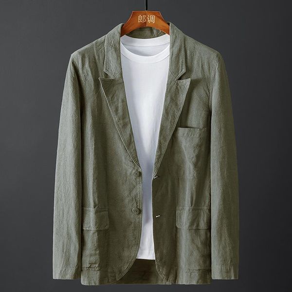 men's jackets arrival fashion spring and autumn linen suit men summer handsome thin casual coat single breasted size s m xl 2xl, Black;brown
men's jackets arrival fashion spring and autumn linen suit men summer handsome thin casual coat single breasted size s m xl 2xl, Black;brown