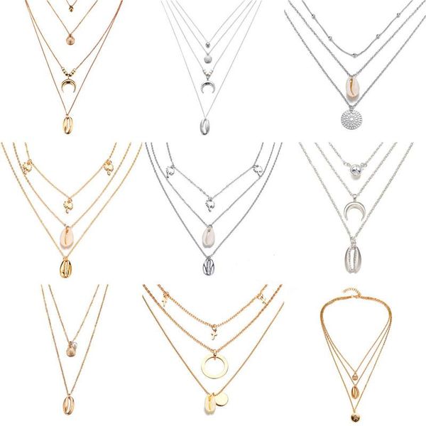 pendant necklaces letapi women vintage shell necklace 2021 bohemian multilayer gold silver color layered moon choker
pendant necklaces letapi women vintage shell necklace 2021 bohemian multilayer gold silver color layered moon choker