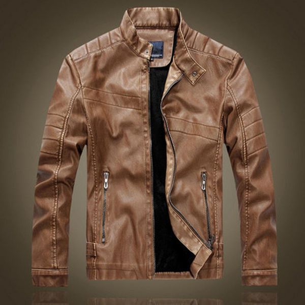 men's jackets men winter leather jacket fashion mens patchwork bomber fleece thicken warm casual motorcycle coats outwear, Black;brown
men's jackets men winter leather jacket fashion mens patchwork bomber fleece thicken warm casual motorcycle coats outwear, Black;brown
