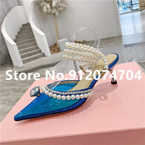 sandals 2021 women slingback pvc shoes fashion lady high heels brand designer pointed toe transparent pearl crystal shoe pumps, Black
sandals 2021 women slingback pvc shoes fashion lady high heels brand designer pointed toe transparent pearl crystal shoe pumps, Black