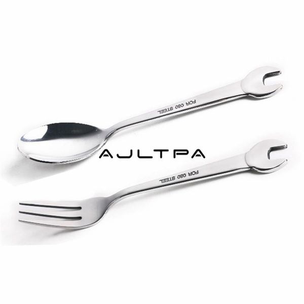 forks 100pcs/lot stainless steel spanner spoon fork wrench shape dinnerware cooking accessories tableware kitchen tools
forks 100pcs/lot stainless steel spanner spoon fork wrench shape dinnerware cooking accessories tableware kitchen tools