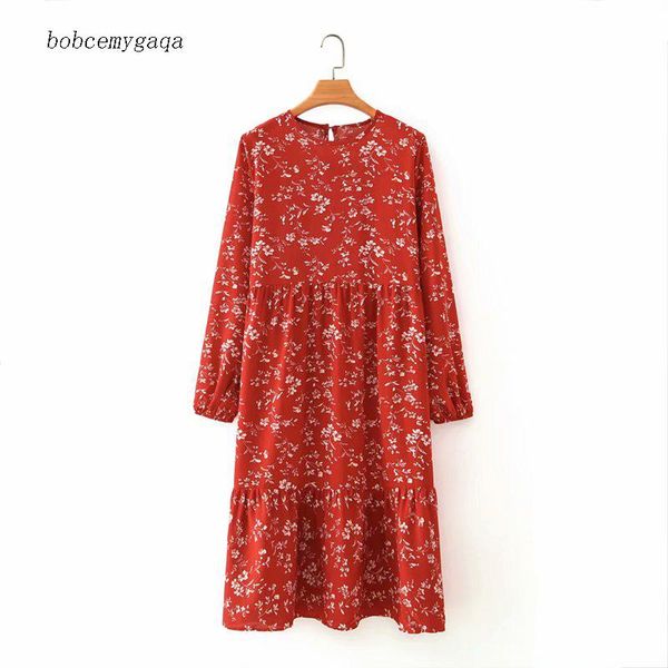 casual dresses vintage red ruffled long dress women o neck summer autumn sleeve pleated streetwear vestidos mujer, Black;gray
casual dresses vintage red ruffled long dress women o neck summer autumn sleeve pleated streetwear vestidos mujer, Black;gray