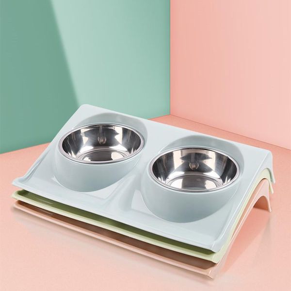 cat bowls & feeders double bowl stainless steel dog basin overturning prevention feeding drinking neck guard pet rack supplies
cat bowls & feeders double bowl stainless steel dog basin overturning prevention feeding drinking neck guard pet rack supplies
