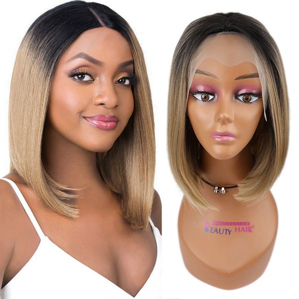 synthetic hair lace front bob wig 14inch t-part smooth straight omber color blonde high temperature fiber for women fashion iconfactory dire, Black
synthetic hair lace front bob wig 14inch t-part smooth straight omber color blonde high temperature fiber for women fashion iconfactory dire, Black
