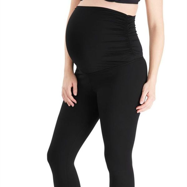 maternity bottoms pants trousers colored cotton waist pleated leggings pregnant women belly support cropped, White
maternity bottoms pants trousers colored cotton waist pleated leggings pregnant women belly support cropped, White