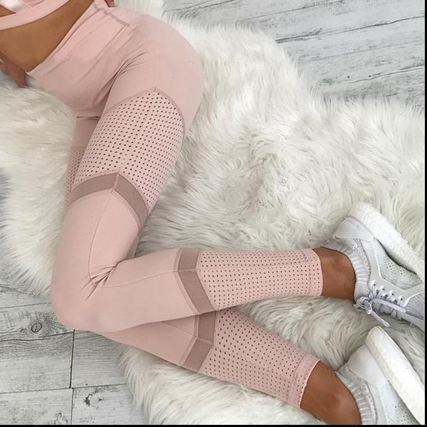 normov mesh fitness leggings ankle length stitching hollow sold soft pants slim elasticity push up ladys legging women fashion, Black 
normov mesh fitness leggings ankle length stitching hollow sold soft pants slim elasticity push up ladys legging women fashion, Black