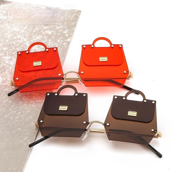 sunglasses 2021 trend handbag shape women irregular metal frame cool modern rimless fashion sun glasses uv400, White;black
sunglasses 2021 trend handbag shape women irregular metal frame cool modern rimless fashion sun glasses uv400, White;black