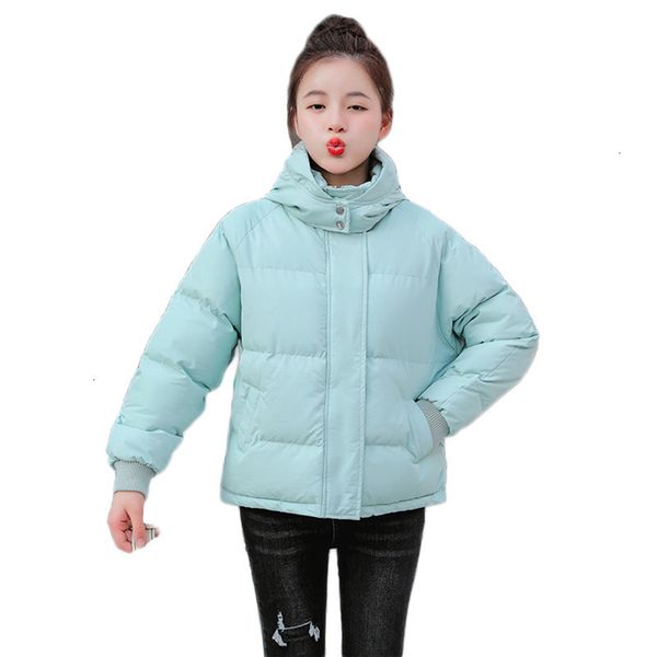2021 New Women's coat short Korean winter girls with hood down fashion cotton coats plus size thick female parkas QZCC, Black
2021 New Women's coat short Korean winter girls with hood down fashion cotton coats plus size thick female parkas QZCC, Black