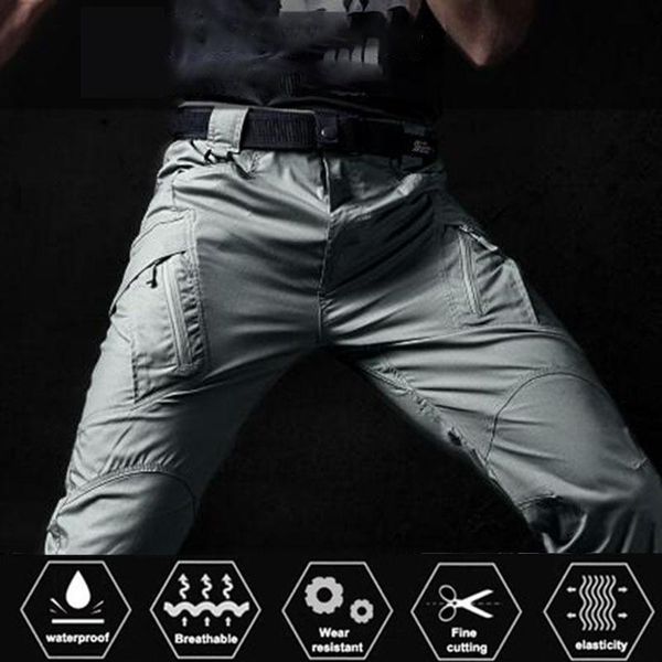 men's pants city military casual cargo elastic outdoor army trousers men slim many pockets waterproof wear resistant tactical pant, Black
men's pants city military casual cargo elastic outdoor army trousers men slim many pockets waterproof wear resistant tactical pant, Black