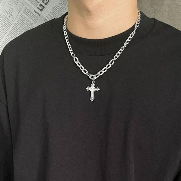 pendant necklaces large detailed cross drill jewel necklace silver color tone gothic punk jewellery fashion charm statement women gift
pendant necklaces large detailed cross drill jewel necklace silver color tone gothic punk jewellery fashion charm statement women gift