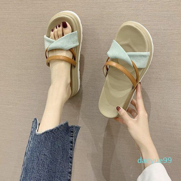 slippers 2021 summer women's korean version of the color matching thick bottom fashion wear-resistant wild tide shoes, Black
slippers 2021 summer women's korean version of the color matching thick bottom fashion wear-resistant wild tide shoes, Black