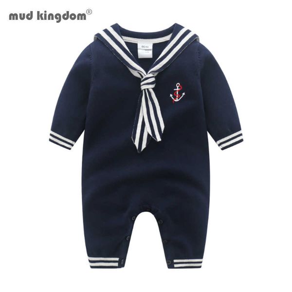 mudkingdom boutique baby boys sweater rompers spring autumn long sleeve sailor sytle infant crawl jumpsuit clothes 210615, Blue
mudkingdom boutique baby boys sweater rompers spring autumn long sleeve sailor sytle infant crawl jumpsuit clothes 210615, Blue