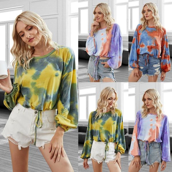 2021 autumn new women tie dye casual t-shirt printing round neck ladies t-shirts ehsw, White
2021 autumn new women tie dye casual t-shirt printing round neck ladies t-shirts ehsw, White