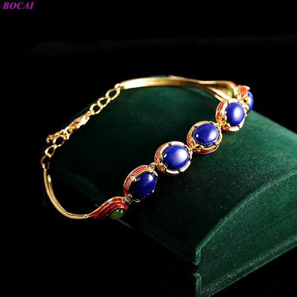 2021 new solide s925 sterling jewelry lapis lazuli jade fashion simple women's thai sier bracelet for women kkzr, Black
2021 new solide s925 sterling jewelry lapis lazuli jade fashion simple women's thai sier bracelet for women kkzr, Black