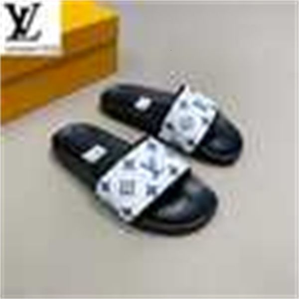 men slides 35-46 designer sandals slippers luxury sneakers loafers sandals women and s8me, Black