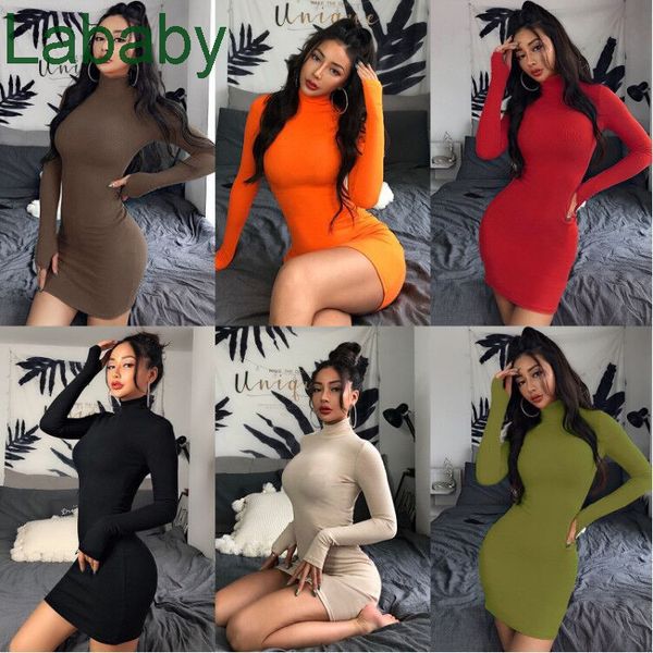 designer pink women spring long sleeve turtleneck bodycon midi dresses casual sheath long party club dresses 2021, Black;gray
designer pink women spring long sleeve turtleneck bodycon midi dresses casual sheath long party club dresses 2021, Black;gray