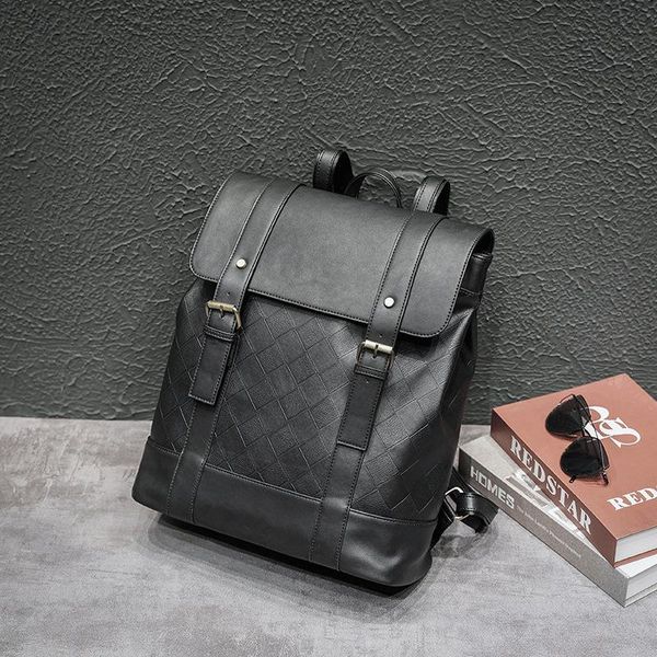 backpack soft leather flip men's casual simple travel bag computer fashion trend youth schoolbag
backpack soft leather flip men's casual simple travel bag computer fashion trend youth schoolbag