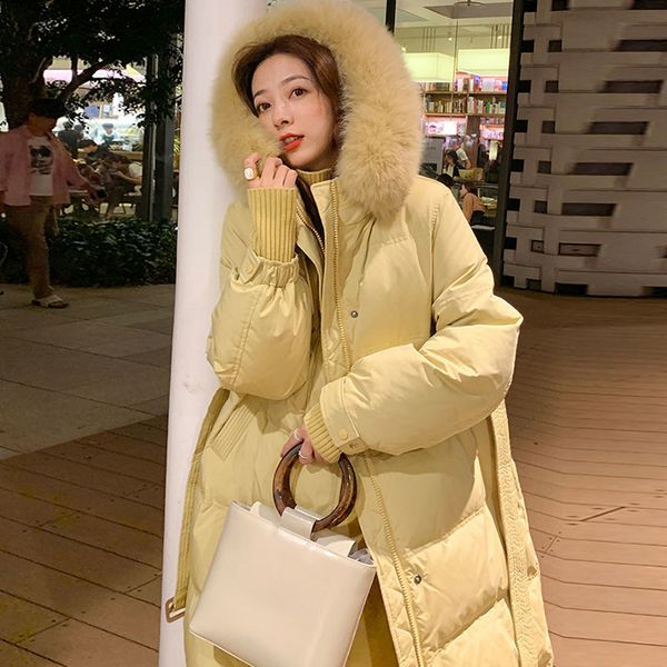 women's 2021 winter women's white duck korean version medium and long large down et women, Black
women's 2021 winter women's white duck korean version medium and long large down et women, Black