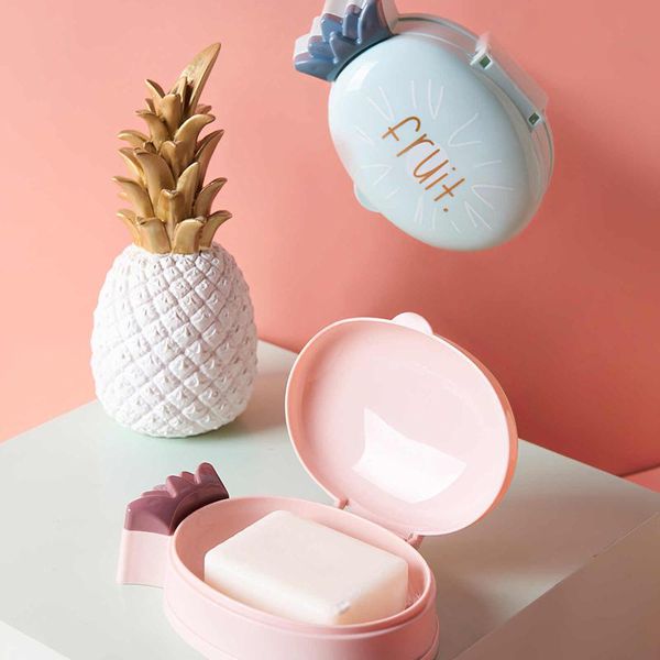 soap dishes portable cartoon pineapple box bathroom holder dish storage plate tray case supplies
soap dishes portable cartoon pineapple box bathroom holder dish storage plate tray case supplies