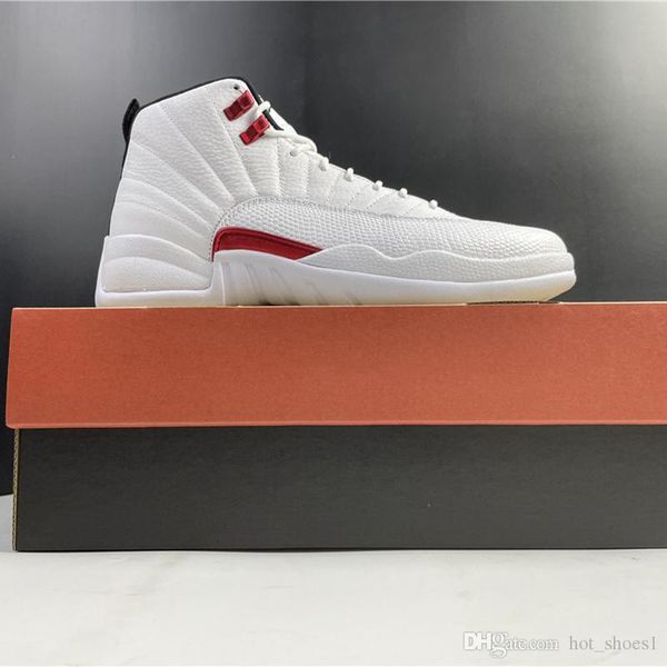 air 12 twist white university red black ct8013-106 12s xii men sports shoes sneakers trainers with original box chaussures desi, Black;white
air 12 twist white university red black ct8013-106 12s xii men sports shoes sneakers trainers with original box chaussures desi, Black;white
