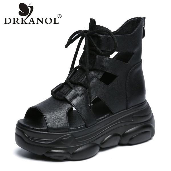 sandals drkanol fashion genuine leather open toe women 2021 summer wedges high heel platform casual roman shoes, Black
sandals drkanol fashion genuine leather open toe women 2021 summer wedges high heel platform casual roman shoes, Black