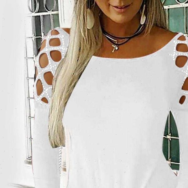 women womens shirts hollow out long sleeve sequins shirt female spring cropped fashion summer, White
women womens shirts hollow out long sleeve sequins shirt female spring cropped fashion summer, White