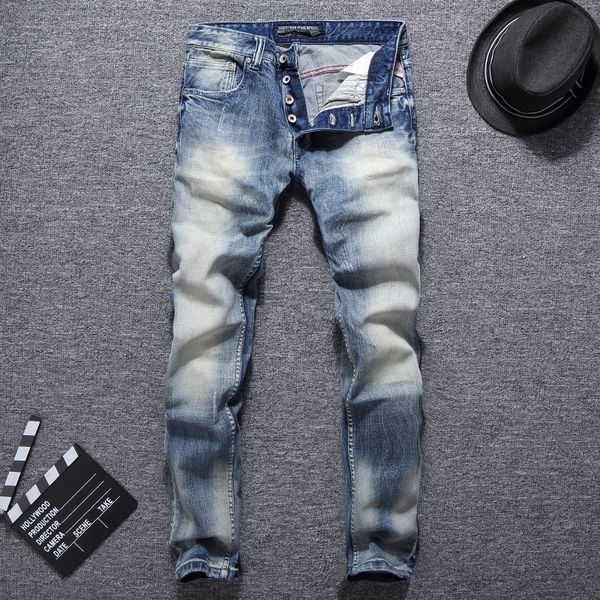 italian style fashions men's thin blue light vintage designer denim from men streetwear hip jeans homme m01j
italian style fashions men's thin blue light vintage designer denim from men streetwear hip jeans homme m01j