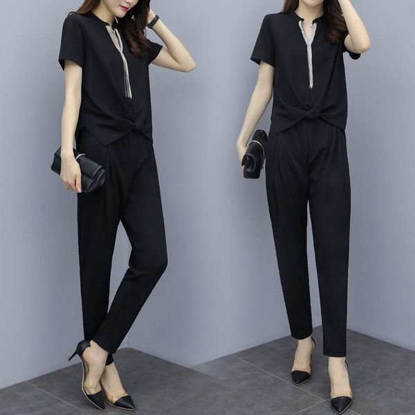 women's tracksuits pants set plus size loose casual fashion stitching tassel trousers suit summer temperament two-piece z535, Gray
women's tracksuits pants set plus size loose casual fashion stitching tassel trousers suit summer temperament two-piece z535, Gray