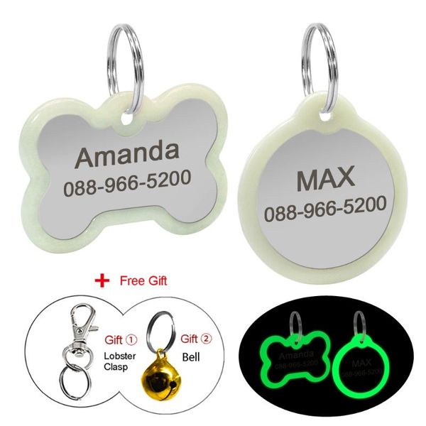 dog tag,id card stainless steel personalized pet id tag glow light customized engraved tags dogs cat fluorescence bone nameplate bell
dog tag,id card stainless steel personalized pet id tag glow light customized engraved tags dogs cat fluorescence bone nameplate bell