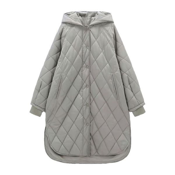 za casual winter simple design women long cotton jacket hooded coats long sleeve female outerwear chic overcoat 210925, Black
za casual winter simple design women long cotton jacket hooded coats long sleeve female outerwear chic overcoat 210925, Black
