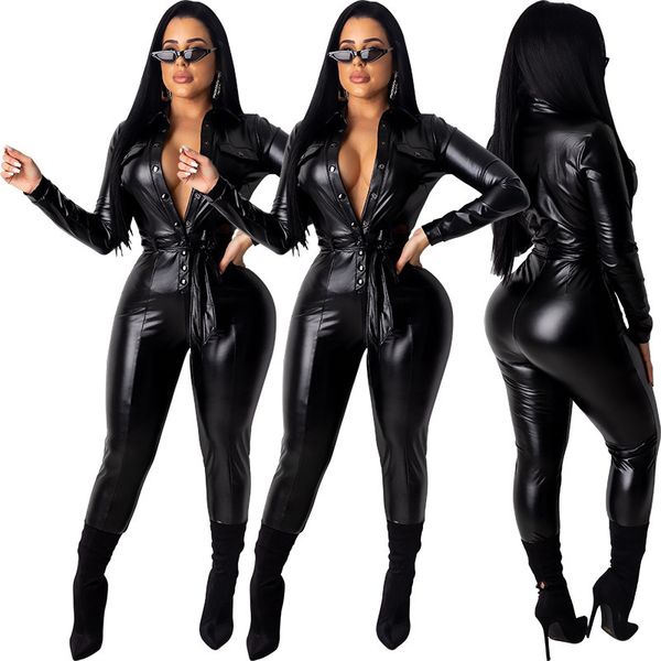 women's winter sale fashion thin plutonium leather pants black temperament waistband slimming overalls b1j0, Black;white
women's winter sale fashion thin plutonium leather pants black temperament waistband slimming overalls b1j0, Black;white