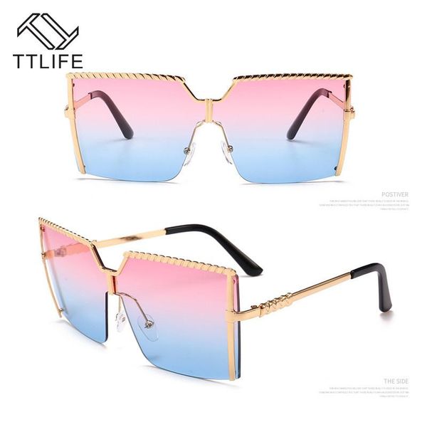 sunglasseslife oversized square sunglasses women 2021 men vintage frame sun glasses clear lens rimless eyewear gafas de sol, White;black
sunglasseslife oversized square sunglasses women 2021 men vintage frame sun glasses clear lens rimless eyewear gafas de sol, White;black