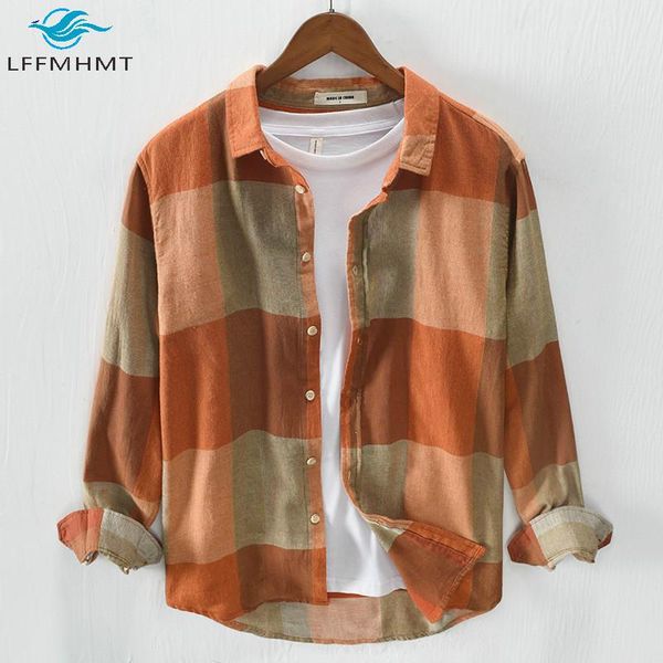 autumn fashion long sleeve button up plaid casual shirts for men japan style male clothing cotton harajuku menswear, White;black
autumn fashion long sleeve button up plaid casual shirts for men japan style male clothing cotton harajuku menswear, White;black