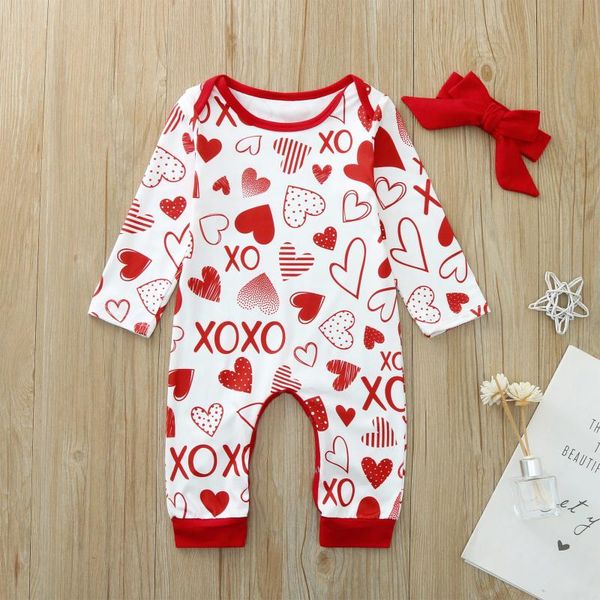 clothing sets baby jumpsuit clothes fashion long sleeve outfits infant girls valentine's day hearts printing romper jumpsuit+headbands, White
clothing sets baby jumpsuit clothes fashion long sleeve outfits infant girls valentine's day hearts printing romper jumpsuit+headbands, White