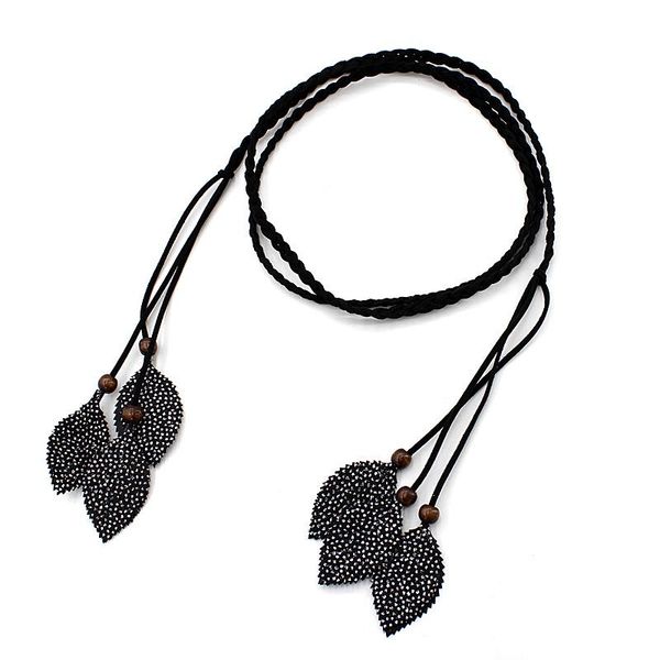 belts itssibuk the lady decorates slender waist to take chun xia braid tie rope leaf sash fashion, Black;brown
belts itssibuk the lady decorates slender waist to take chun xia braid tie rope leaf sash fashion, Black;brown