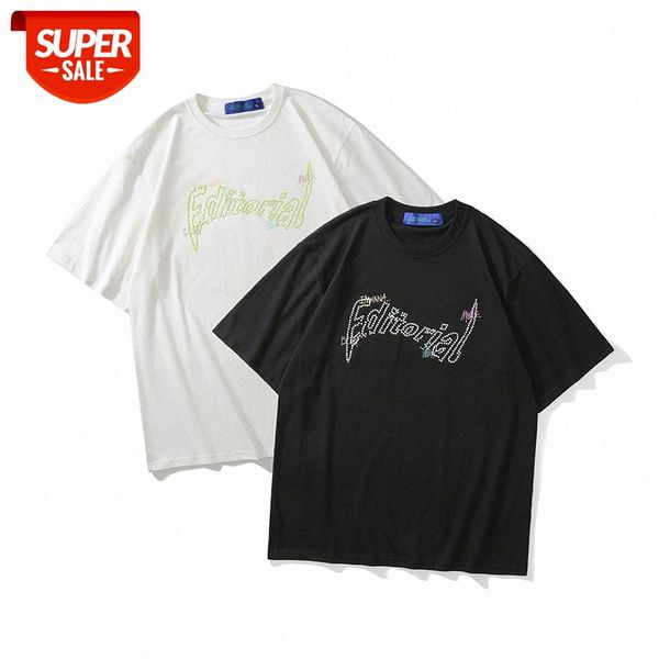 lawfoo men's mung bean rhinestone letters loose short sleeve t-shirt tee #vu0u, White;black
lawfoo men's mung bean rhinestone letters loose short sleeve t-shirt tee #vu0u, White;black