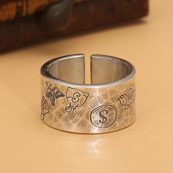 cluster rings national standard s925 sterling silver net red couple ring multi- ins wind solid personality, Golden;silver
cluster rings national standard s925 sterling silver net red couple ring multi- ins wind solid personality, Golden;silver