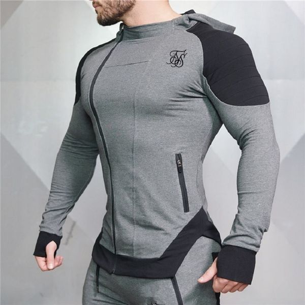 2021 new sik hooded sweatshirt sport jackets coat sportswear workout jogging running jacket men training 4fsv, Black;white
2021 new sik hooded sweatshirt sport jackets coat sportswear workout jogging running jacket men training 4fsv, Black;white
