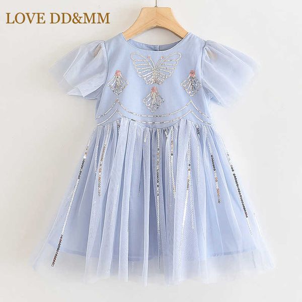 love dd&mm girls dresses kids clothing sweet butterfly embroidered sequins mesh princess dress for girl 3-8 years 210715, Red;yellow
love dd&mm girls dresses kids clothing sweet butterfly embroidered sequins mesh princess dress for girl 3-8 years 210715, Red;yellow