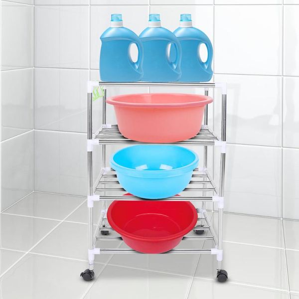 four-layer stainless steel washbasin stand toiletries hanging towel washbasin home storage organization
four-layer stainless steel washbasin stand toiletries hanging towel washbasin home storage organization
