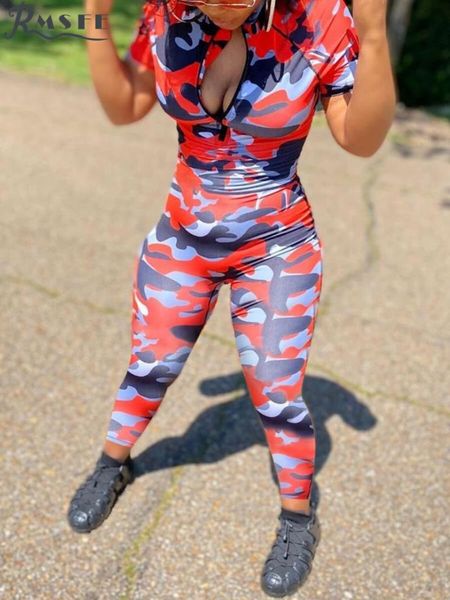 women's jumpsuits & rompers rmsfe 2021 short sleeve round neck half pull chain street racket fashion camouflage tight high waist sports, Black;white
women's jumpsuits & rompers rmsfe 2021 short sleeve round neck half pull chain street racket fashion camouflage tight high waist sports, Black;white