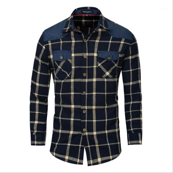 new large size men's cotton long sleeve casual plaid shirt male's casual denim lattice shirt1, White;black
new large size men's cotton long sleeve casual plaid shirt male's casual denim lattice shirt1, White;black